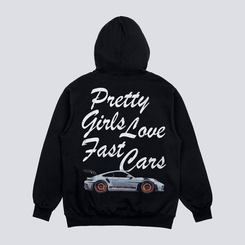 PRETTY GIRLS LOVE FAST CRAS 12OZ HEAVYWEIGHT HOODIE