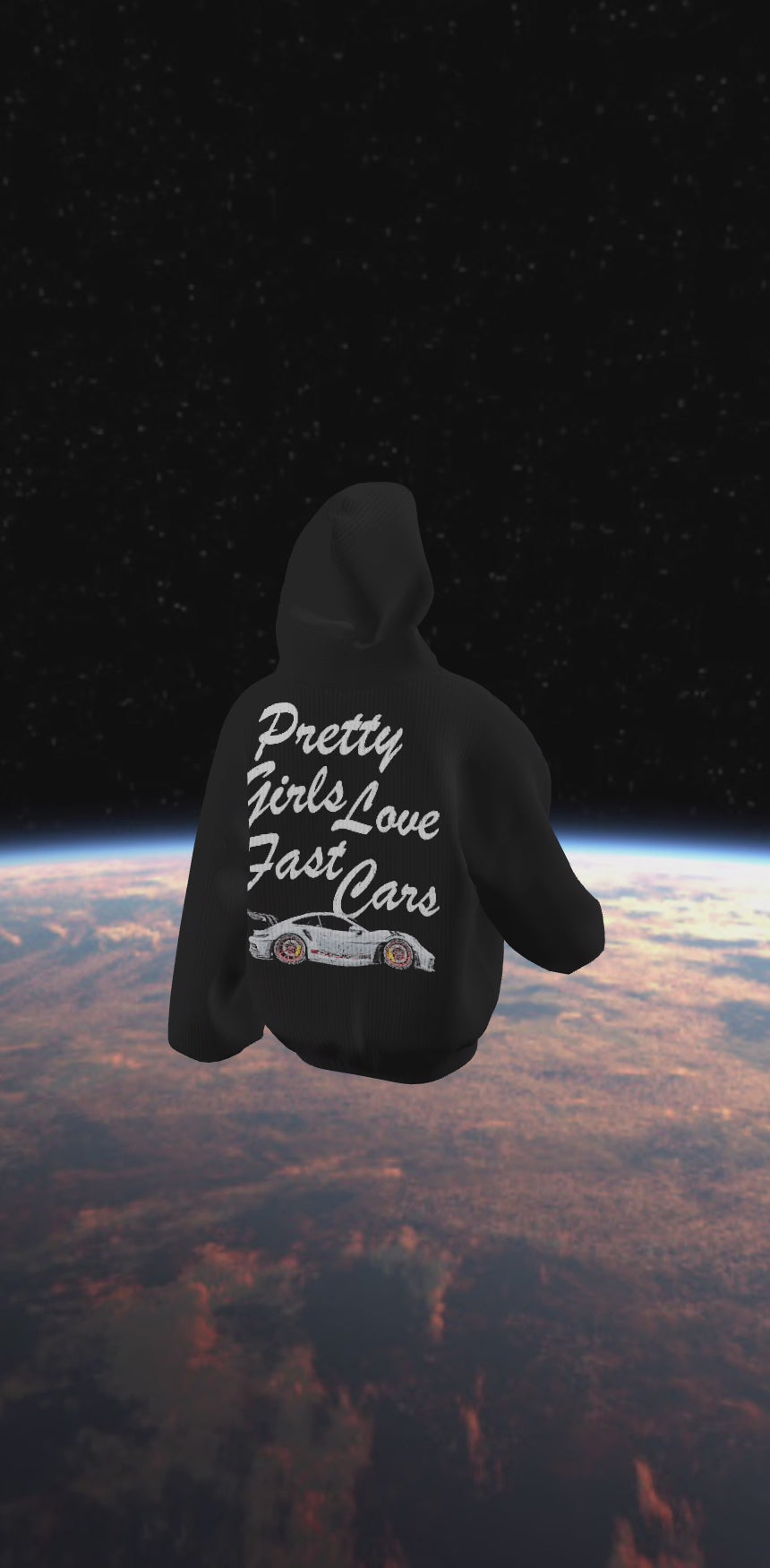 PRETTY GIRLS LOVE FAST CRAS 12OZ HEAVYWEIGHT HOODIE